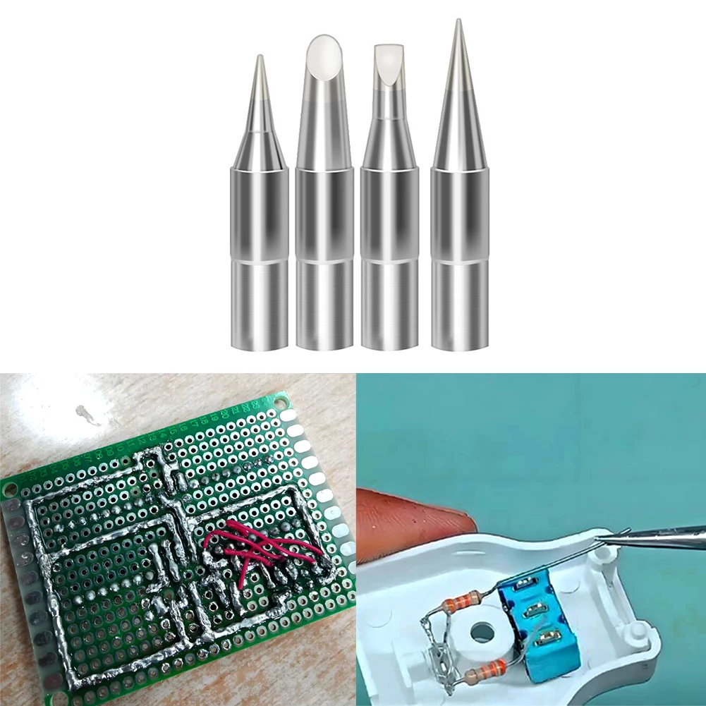 

Repairing Circuits Silver Electronic DIY Copper Soldering Tips Fast Soldering Performance High Heat Conduction