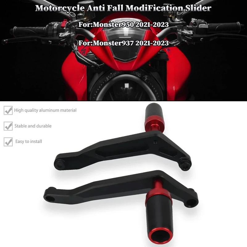 

Motorcycle Falling Protection Frame Slider Fairing Guard Anti Crash Pad Protector For DUCATI Monster950 Monster 937 2021-2023