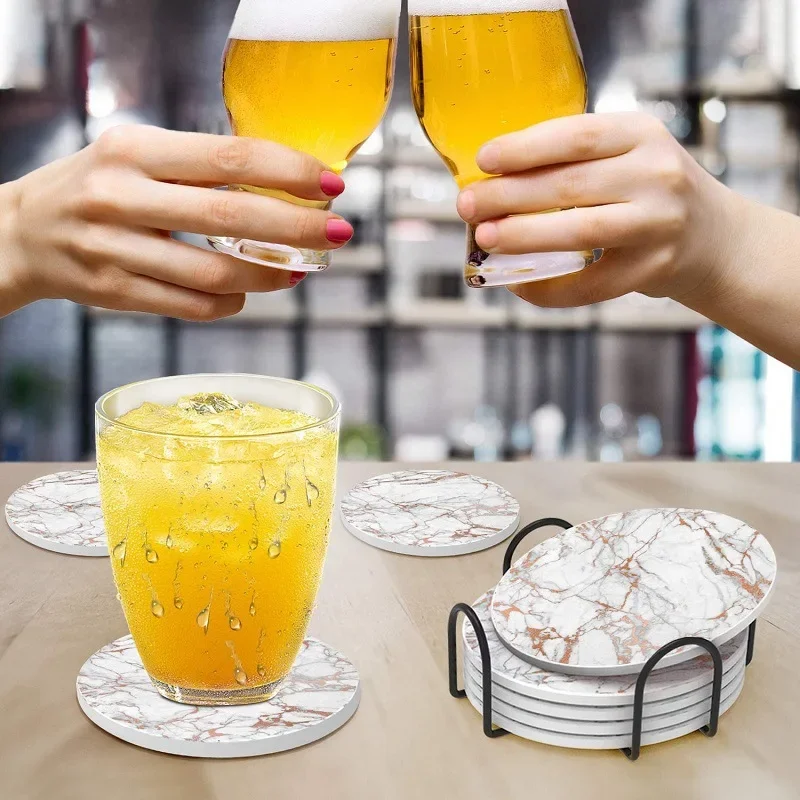 Coaster Holder Mat Storage Rack Silicone Table Mat Holder Tea Coffee Mug Placemat Storage Organizer Table Kitchen Accessories