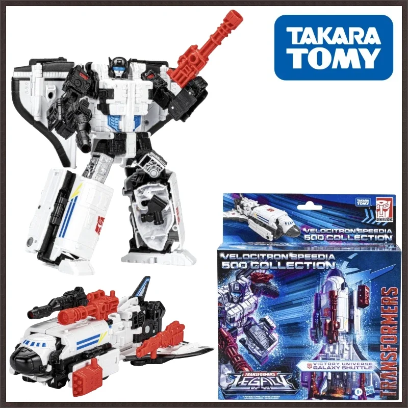 W magazynie Takara Tomy Transformers G Series Legend Speed Race 500 L Class Galaxy Shuttle Figurka Model Anime Action Robot Prezenty