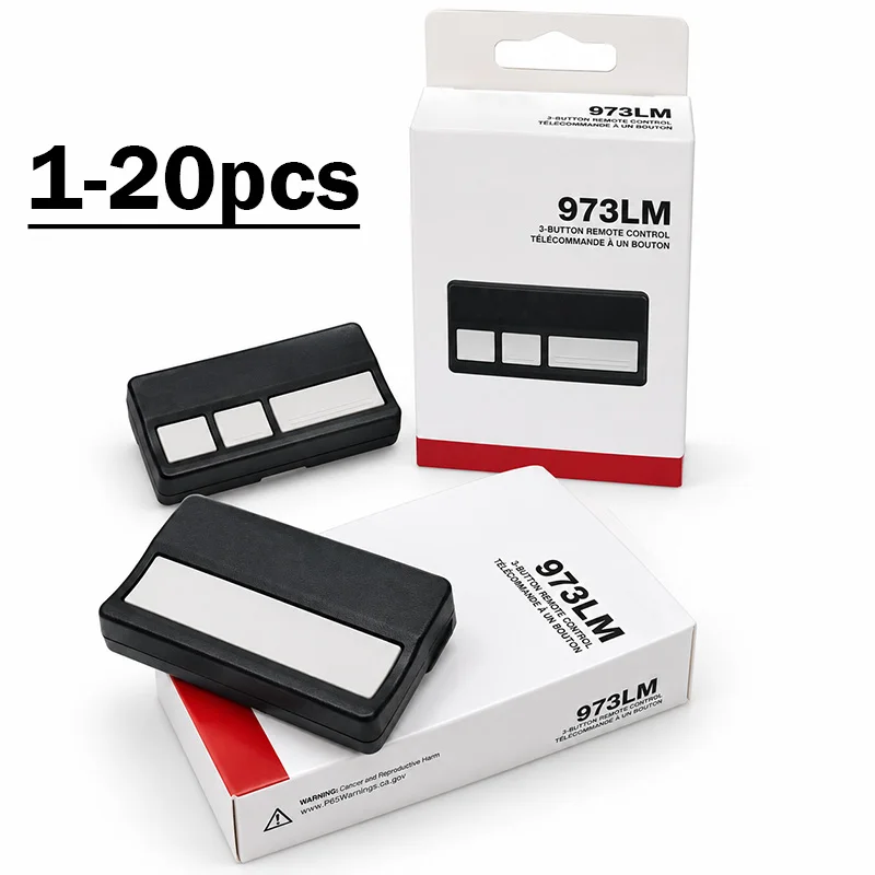Liftmaster Security+ 971LM 973LM Remote Control 390MHz for 91LM 92LM 94LM 96LM 970LM 972LM 974LM ​950 953 CB Garage Door Opener