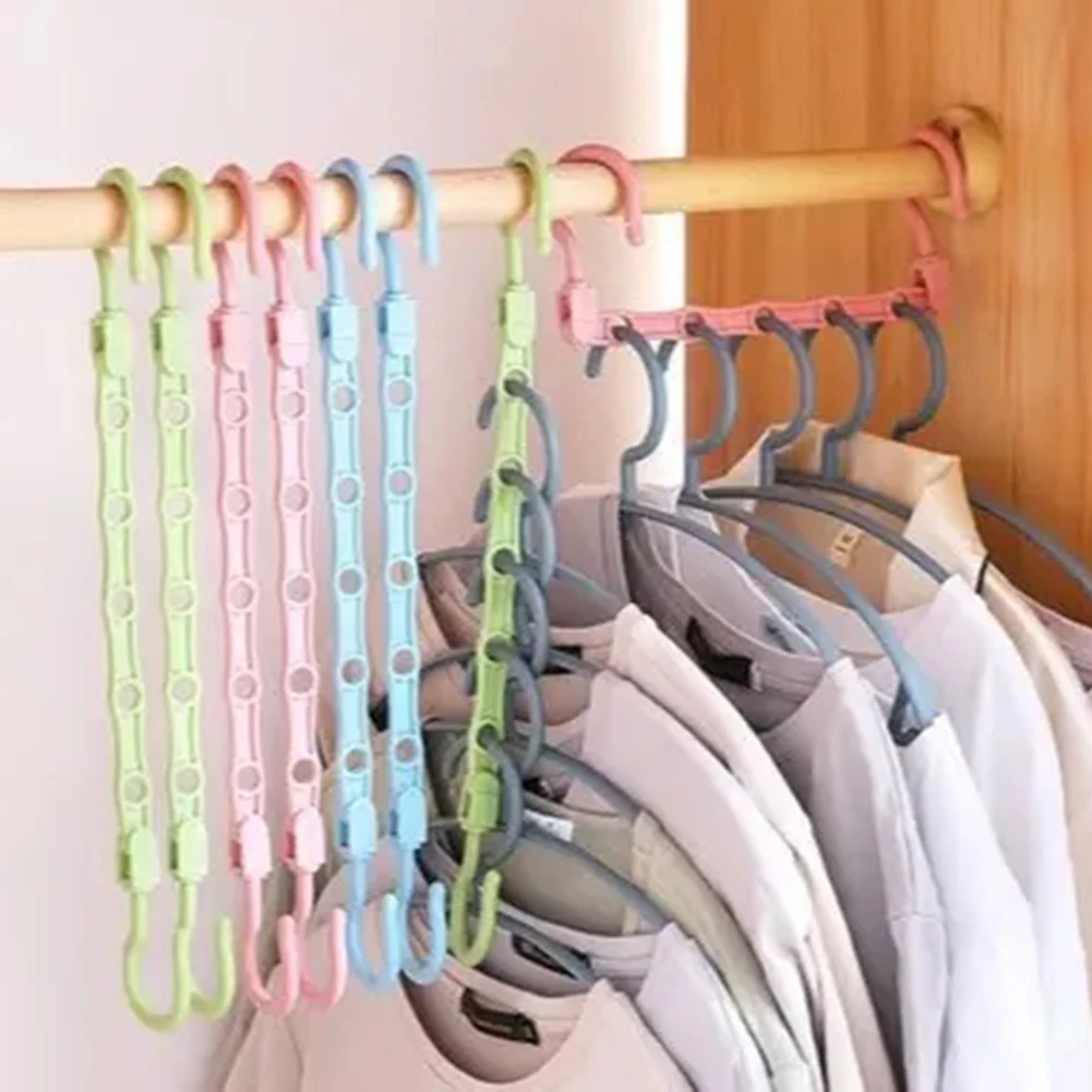 Rack de cabide empilhável doméstico, economia de espaço, anti-queda, organizador de roupas para uso doméstico