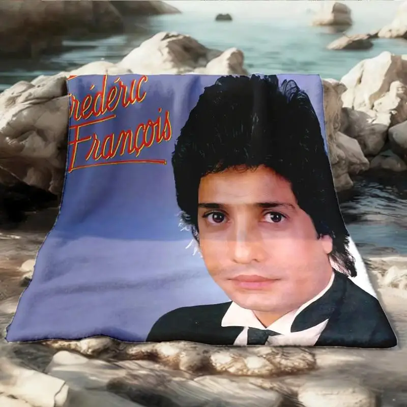 Customize A Flannel Throw Blanket Themed Around Frederick François, Featuring 2D Flat Printing, Available in Multiple Sizes, Lig