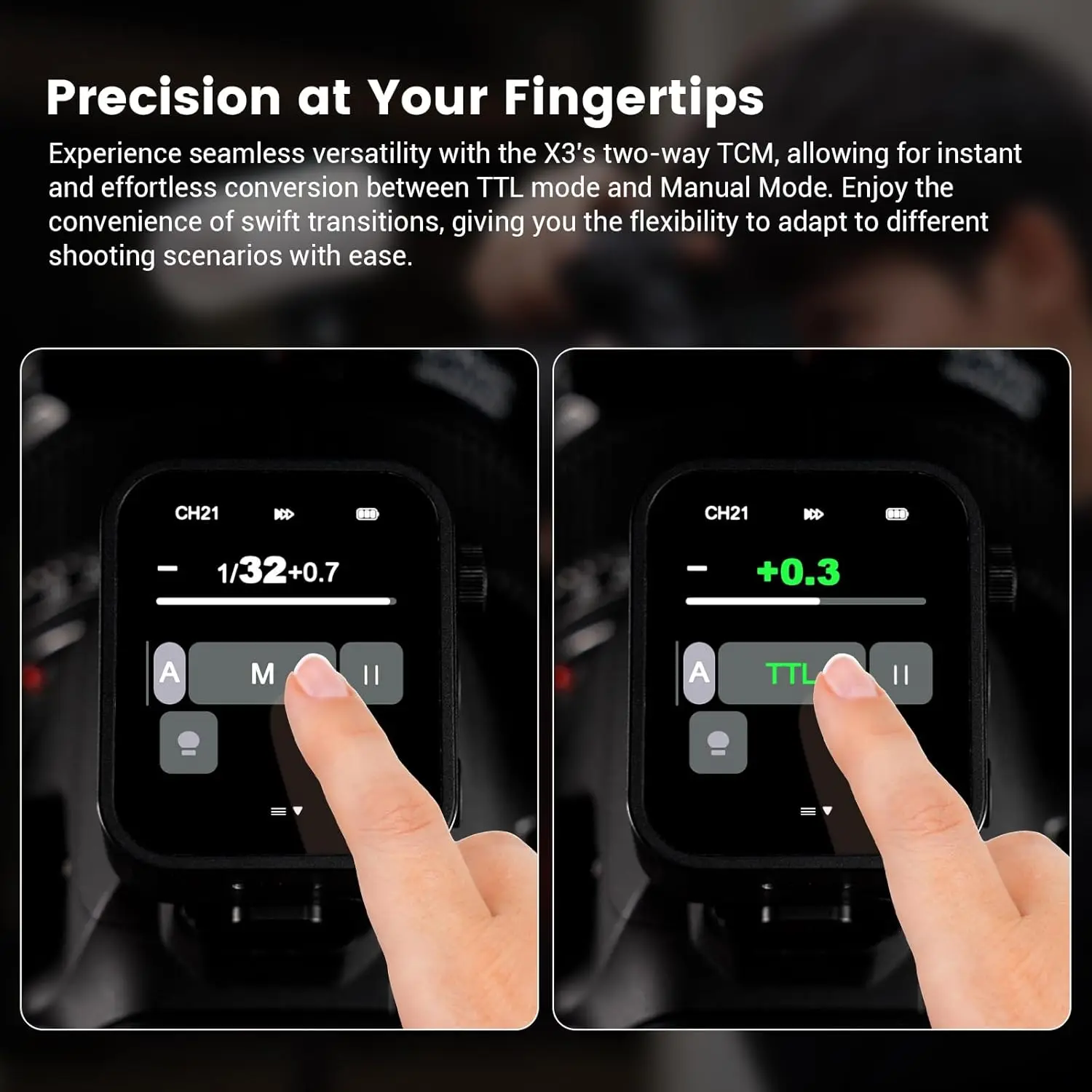 Godox X3C X3N X3S X3F X3O TTL Wireless Flash Speedlite Trigger Controller for AD200 V1 TT600 TT685II V100 V860III AD600 Light - view 5