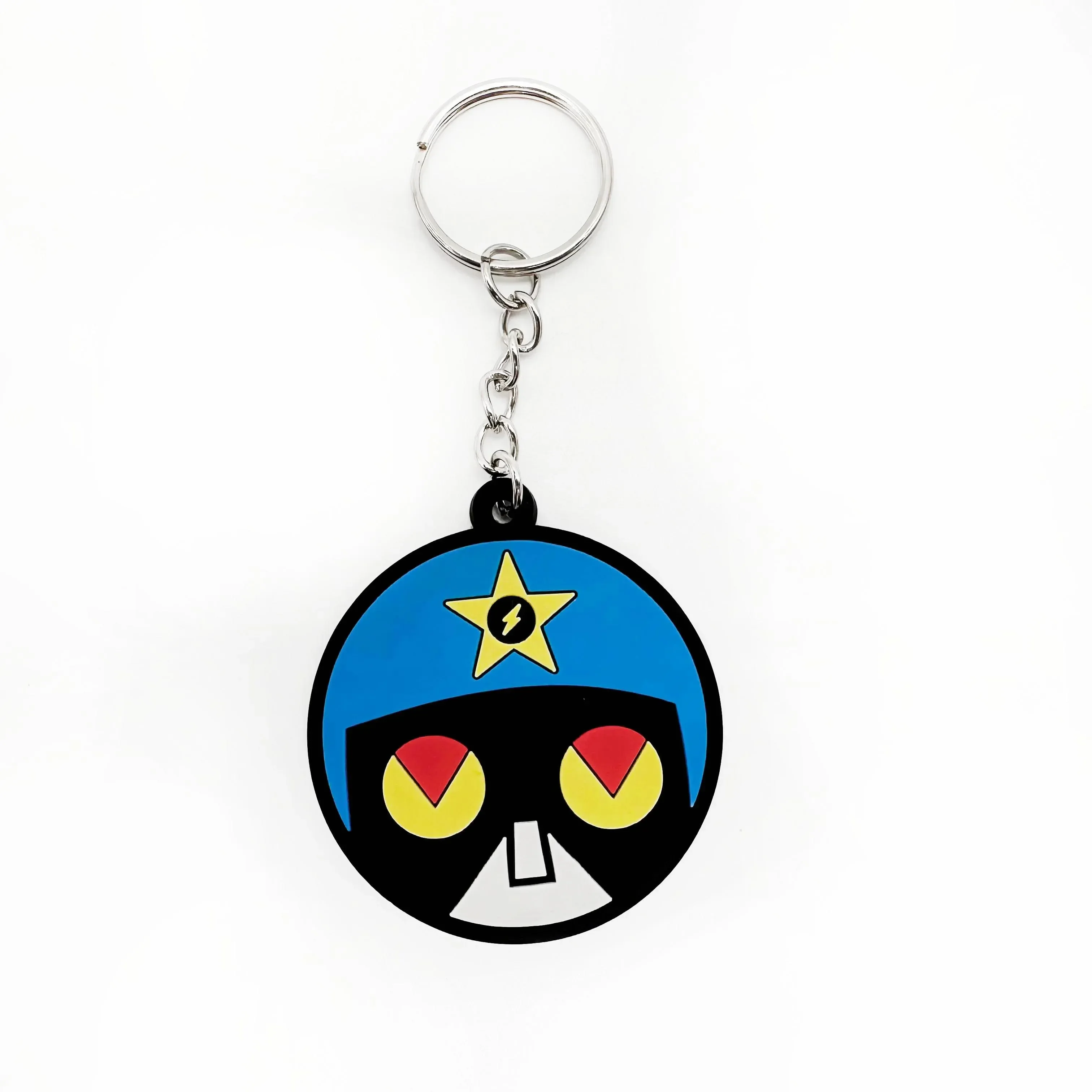 Customed Soft Plastic Keychain Gift Anime Rubber Silicone Rubber Key Ring Rubber with Keyring