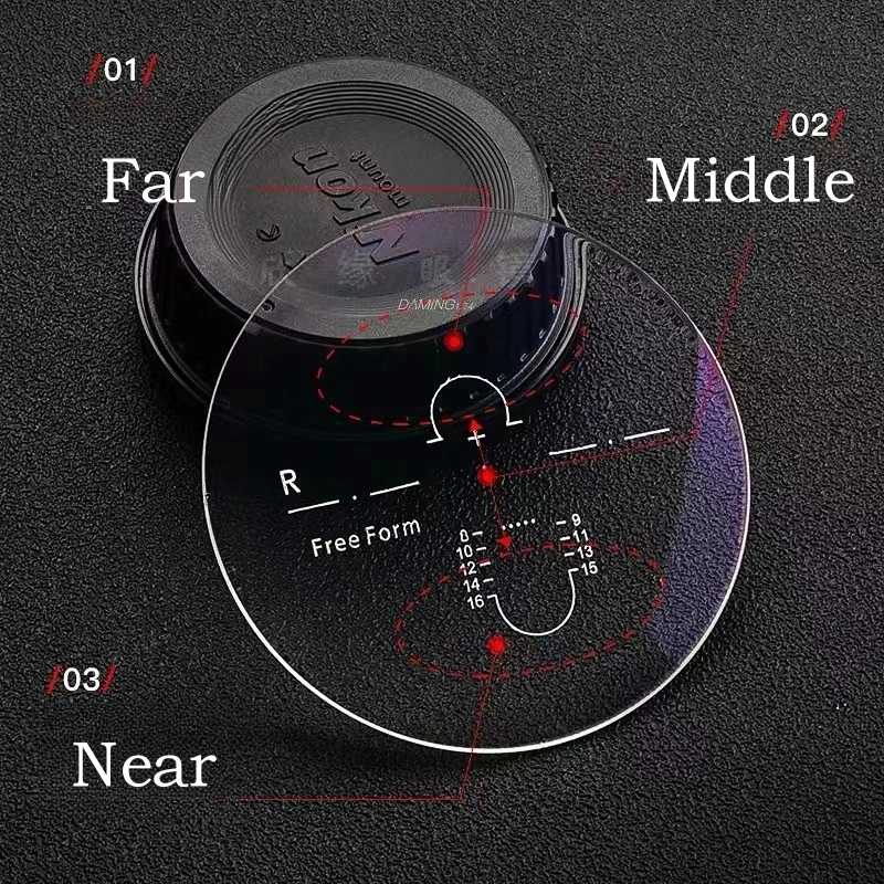 1.56/1.61/1.67/1.74. Anti-scratch, Anti-blue, Photochromic Lenses, Wide Field Of View, Progressive Multifocal Lenses, 1 pair