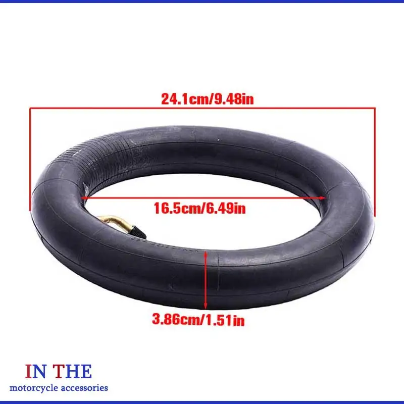 10x2/2.125 curved inner tube, 10 inch scooter inner tube, suitable for replacing thickened inner tubes of electric scooters