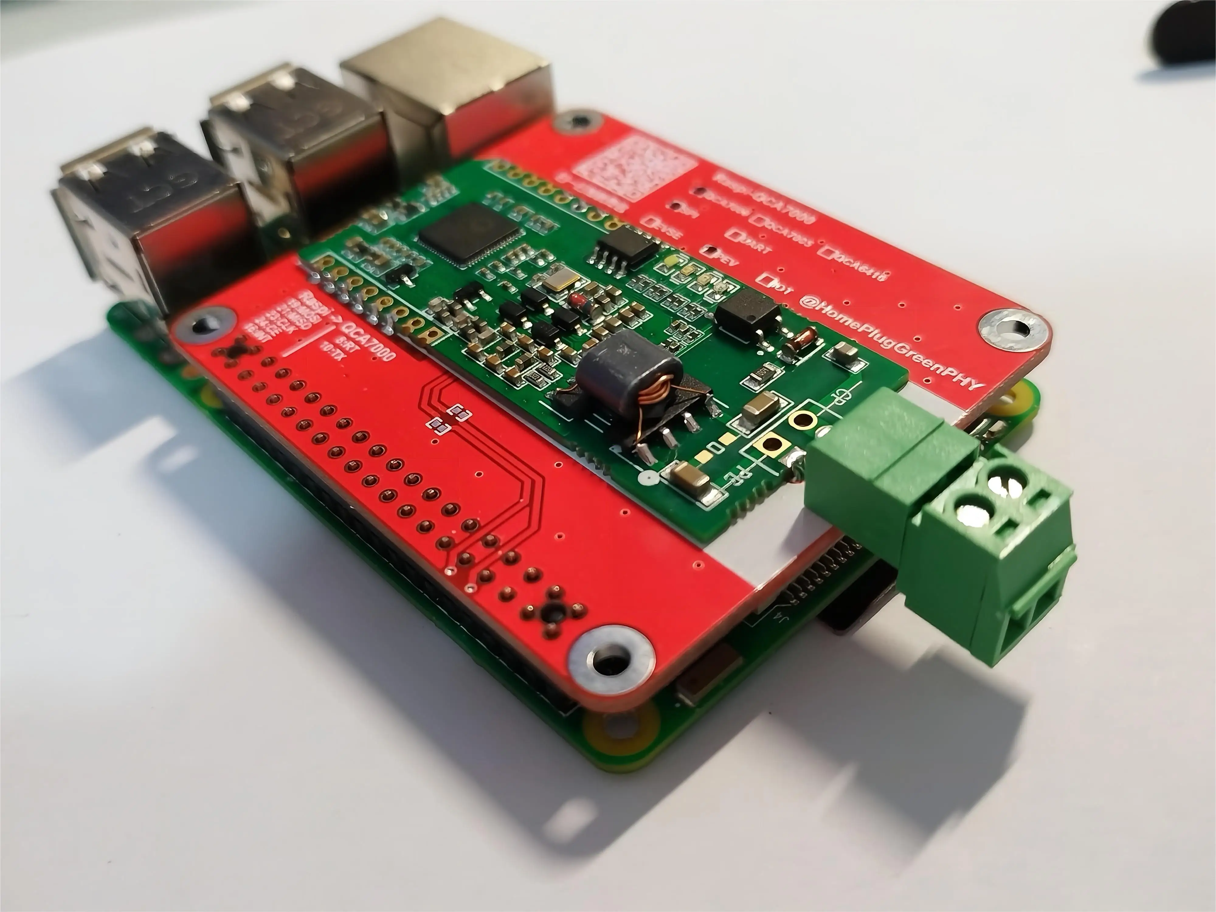 QCA7000/7005 scheda di sviluppo spina domestica greenthy/ISO15118 Raspberry Pi