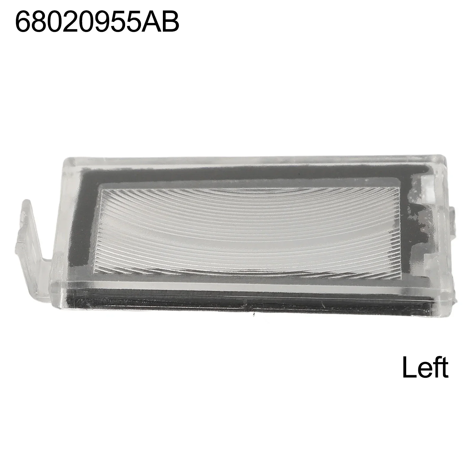 1pc Car Left Rear License Plate Light Lens Replacement For Jeep For Grand For Cherokee 2005-2010 OEM Number 68020955AB