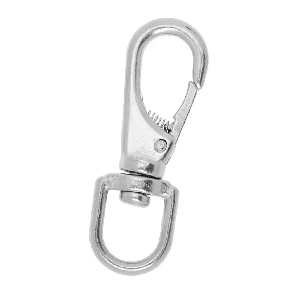 

Heavy Duty Swivel Snap Hook Stainless Steel Boat Carabiner Clip for Fishing Accessories and Outdoors