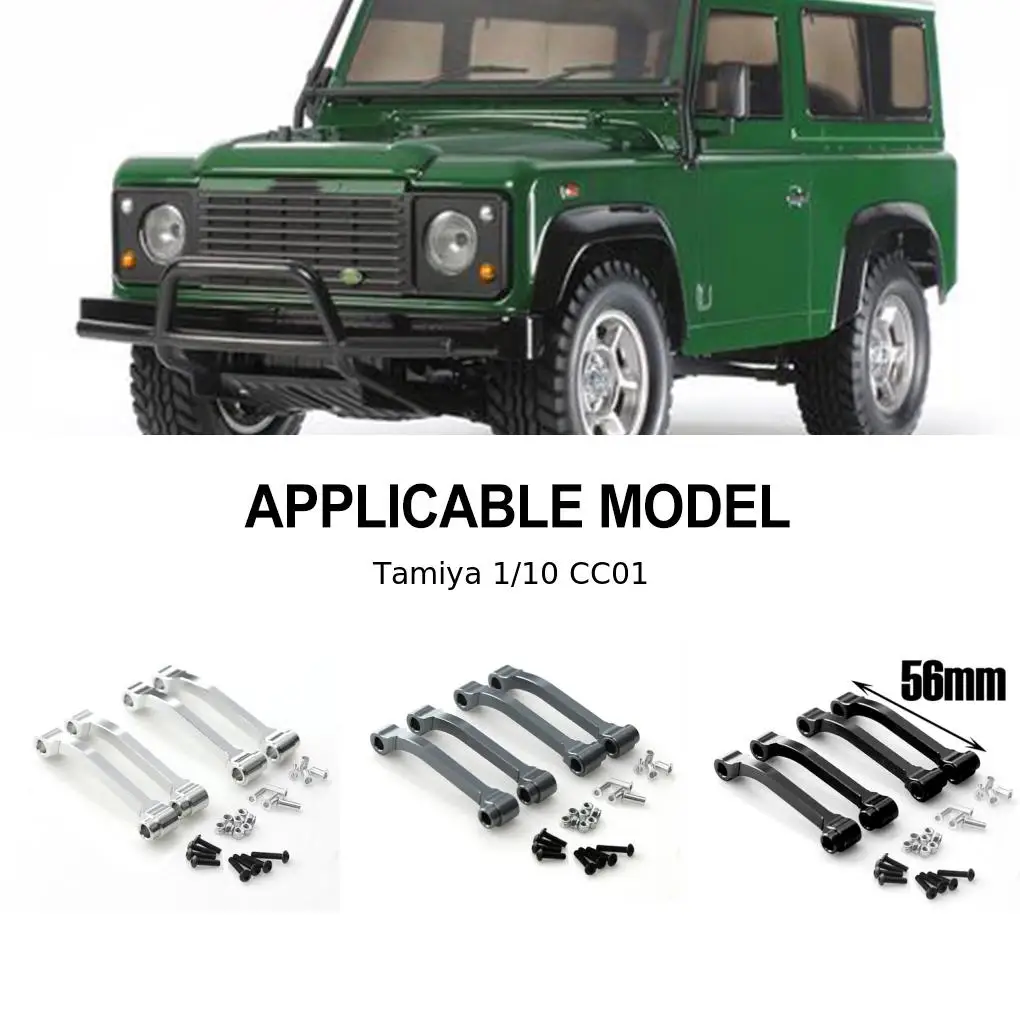 Kompletny serwo stabilizator układu kierowniczego ze stopu aluminium 1/10 1/14 do CC01 56301 56304 56309 56314 TT01 TT02 Część do samochodu RC Tytan