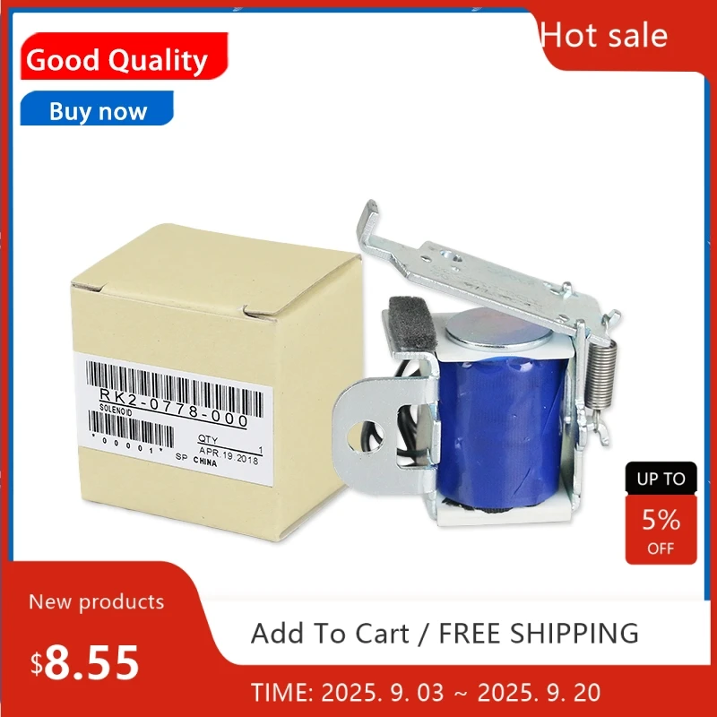 

RK2-0778-000 RK2-0778 Соленоид звукоснимателя для HP LaserJet 1010 1012 1015 1018 1020 M1005 1022 1319 для Canon LBP2900 L90 L160