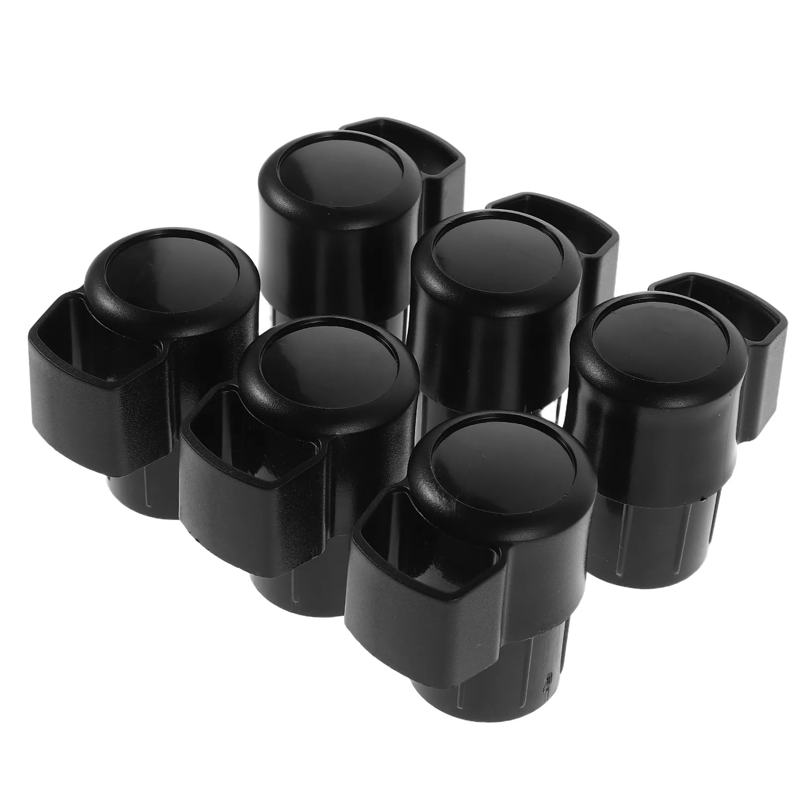 6Pcs Alto Saxophone End Plug Cap Neck Stopper Dustproof Rubber Mouthpiece Protector Repair Parts Music Instrument Accessories
