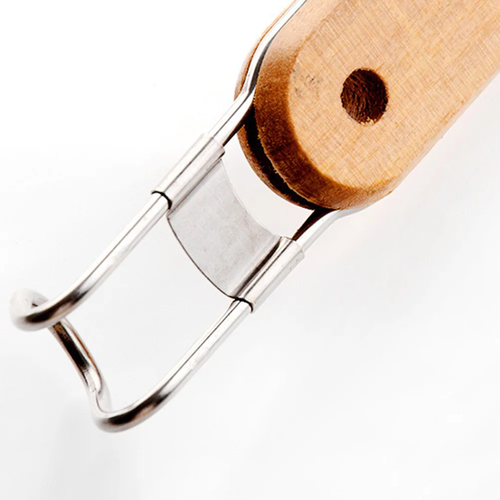 

Stainless Steel Strainer Basket 14Cm Wooden Handle Fine Mesh Spider Food Skimmer Kitchen Sieve Pasta Dumpling Noodle Skimmer