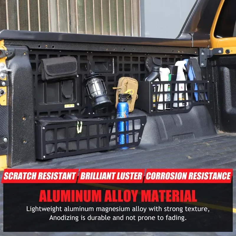 Car Trunk Expansion Rack Mesh Shelf Cargo Luggage Storage Organizer Bracket Accessories For Ford Ranger 2023