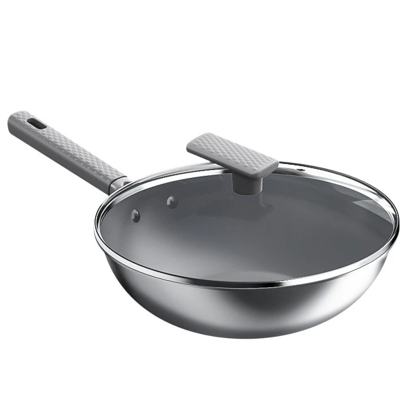 0 wok recubierto, hogar, sartén antiadherente, cocina de inducción, cosas buenas para compartir