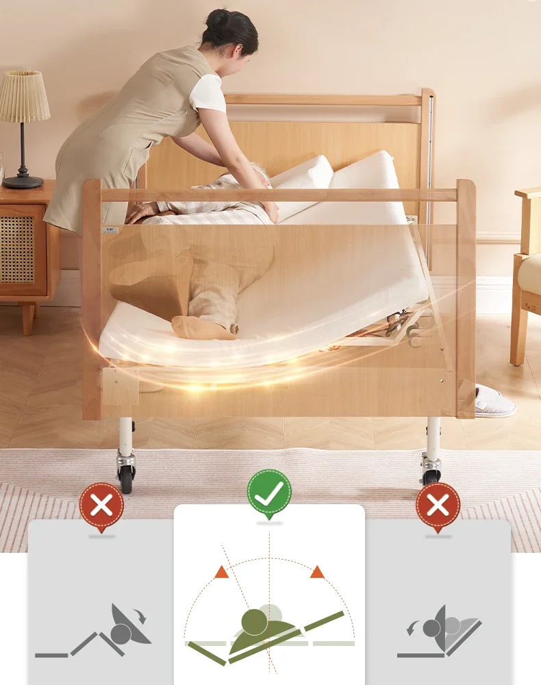 Multi functional electric nursing bed for the elderly