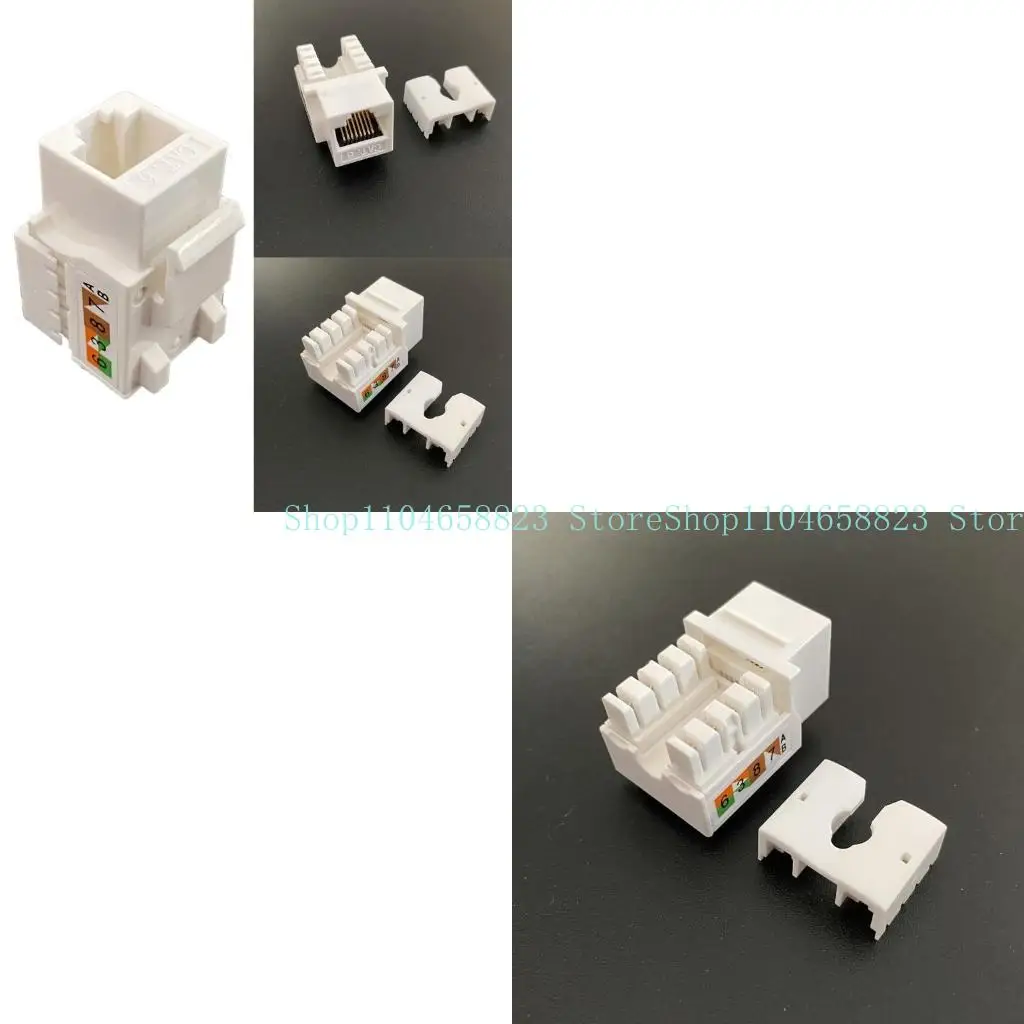 652F CAT6 RJ45 Keystone Ethernet Punch-Down Coupler
