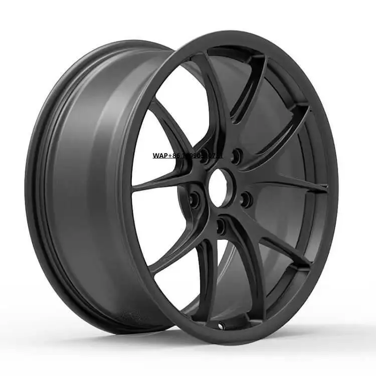 

Forged Aluminium Alloy Wheel Rim 35mm ET Multi Spoke Black Finish New 5x120 Wheel