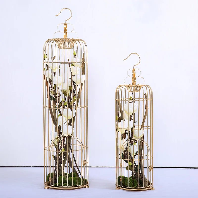 Metal iron craft decoration wedding bird cage decoration bird cage home living room bedroom window decoration metal  bird cage