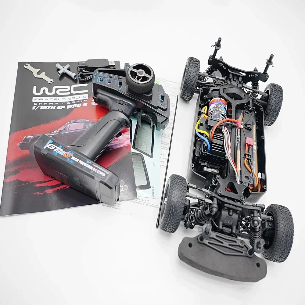 RZHOBBY 1/10 WRC9 933 RC Car RTR 2.4GHz Brushless 4WD Remote Control Symulowany elektryczny gąsienicowy model terenowy Zabawki dla dzieci