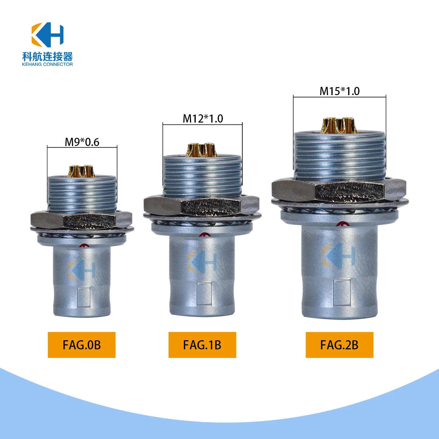 B Series Factory Direct Sale FAG Aviation Plug 0B1B2B Lemo Odu Fisher Pull Push Self-Locking Connector 2 Pins