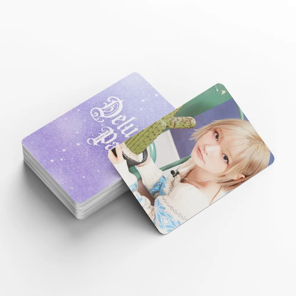 92PCS Korean Idol Groups KiiiKiii New Album "Delulu Pack" High Quality Lomo Cards JIYU LEESOL SUI HAUM KYA HD Small Cards image 5