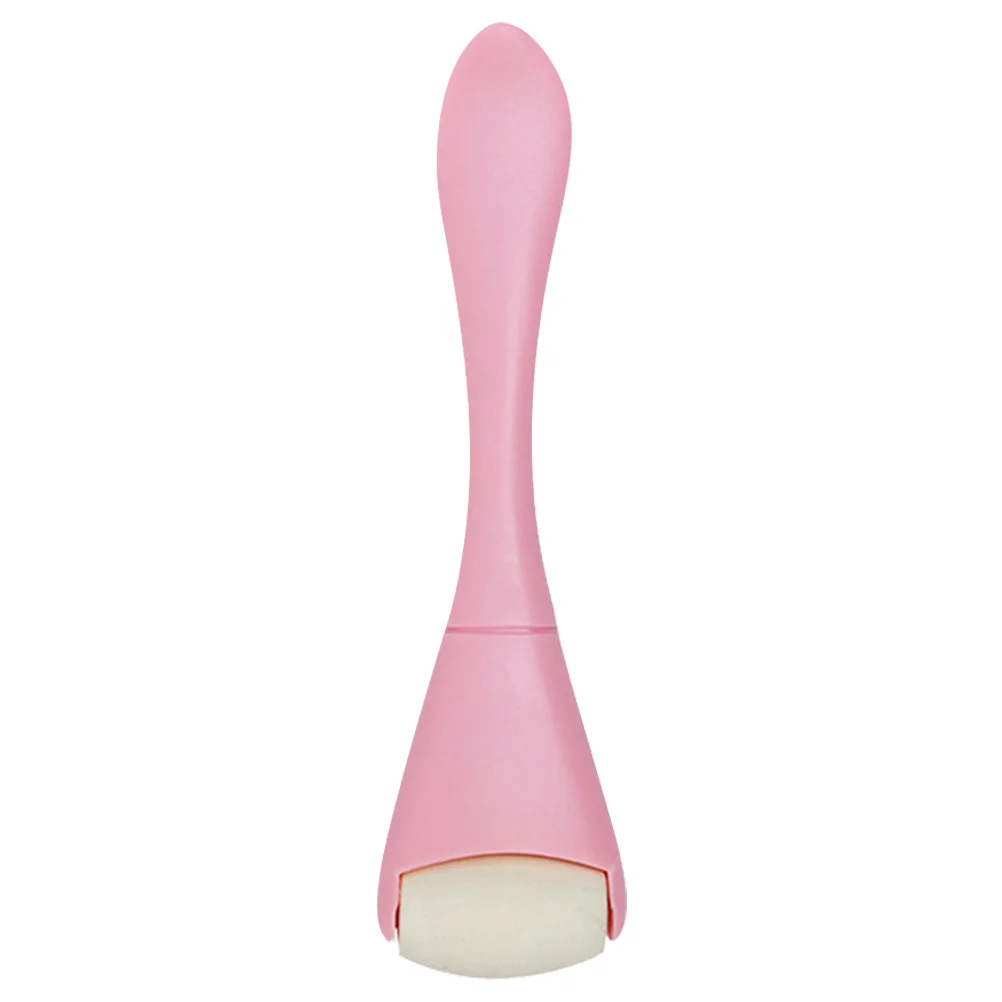 

Volcanic Stone Roller Pink Handle Dual Head Face Oil Remover Absorbing Tool Portable Facial Massager Skin Care Beauty Instrument