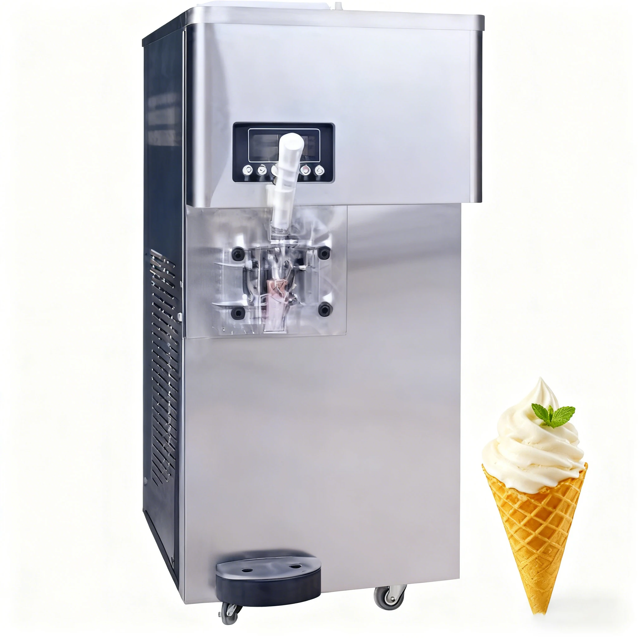 Commercial Ice Cream Machine Icecream For Sale Ice Cream Maker Stainless Steel Precooling For Restaurant Hot Sale Factory Supply