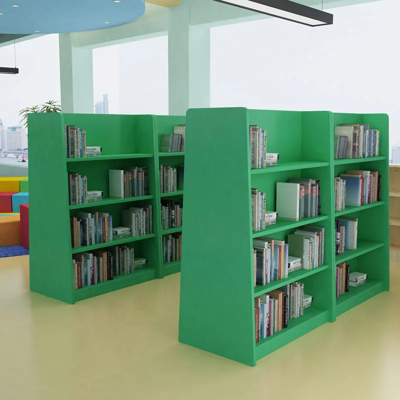 Children's color bookcase multi-functional display stand school kindergarten training class library reading room