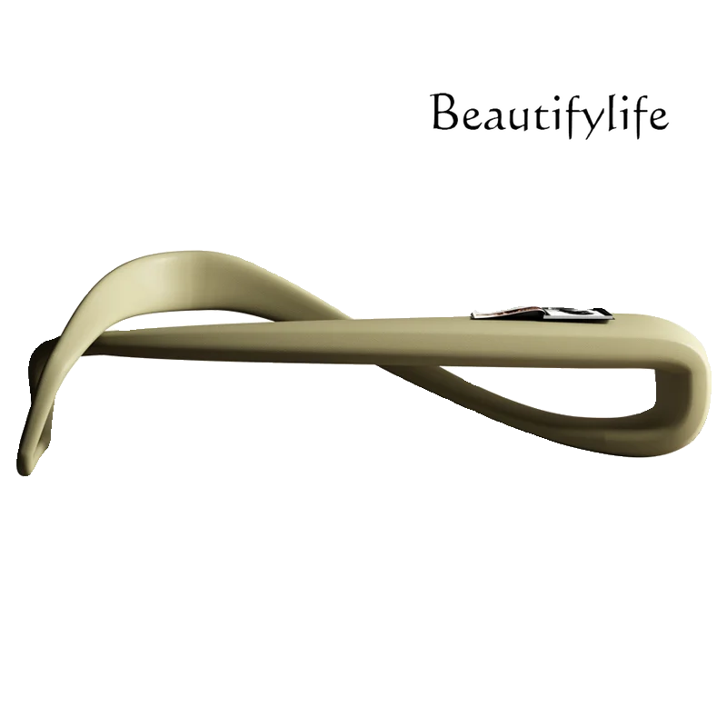 玄関の靴交換スツール、靴スツールの着用、ドアの入り口、高級クローク、ソファ、長い縞模様のベッドスツール