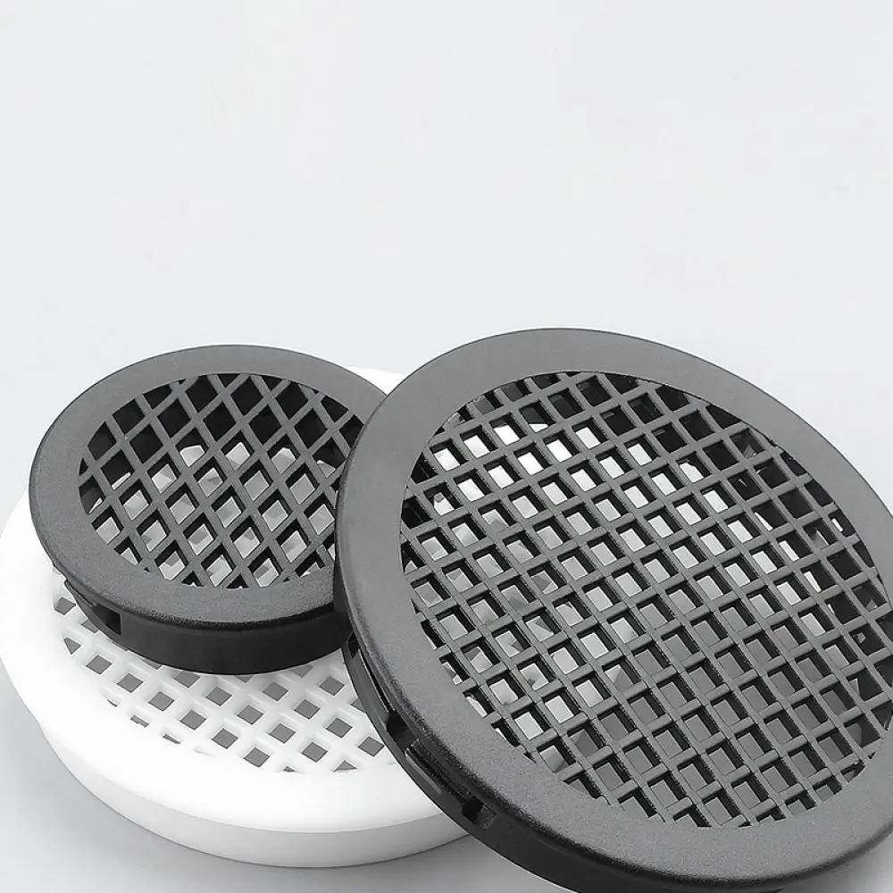 Breathable Ventilation Mesh Grill For Furniture Cabinet Air Vent Round Plastic Cover For Wardrobe Closet Shoe Rack Storage