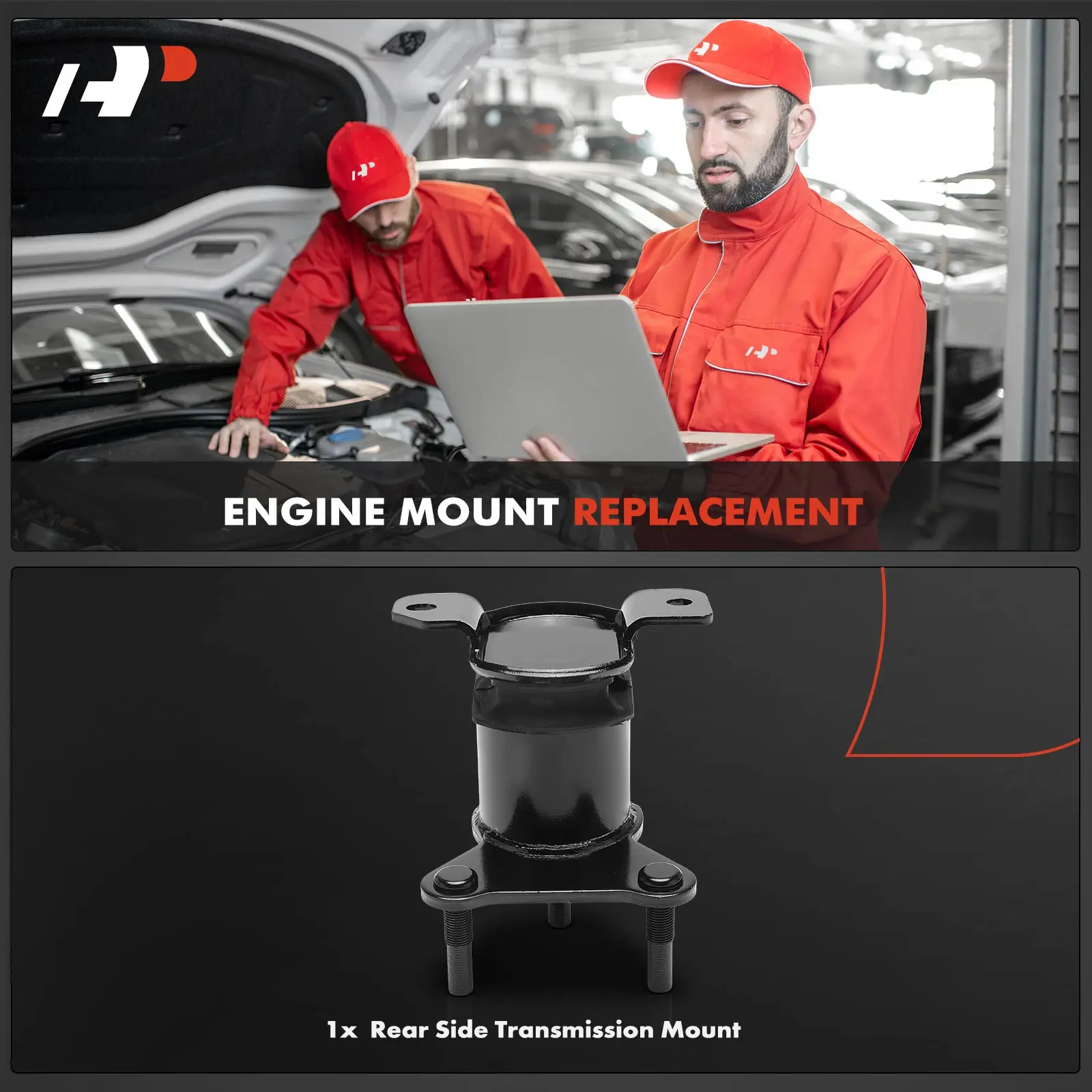 A-Premium Rear Side Transmission Mount for Nissan NV2500 NV3500 2012-2016