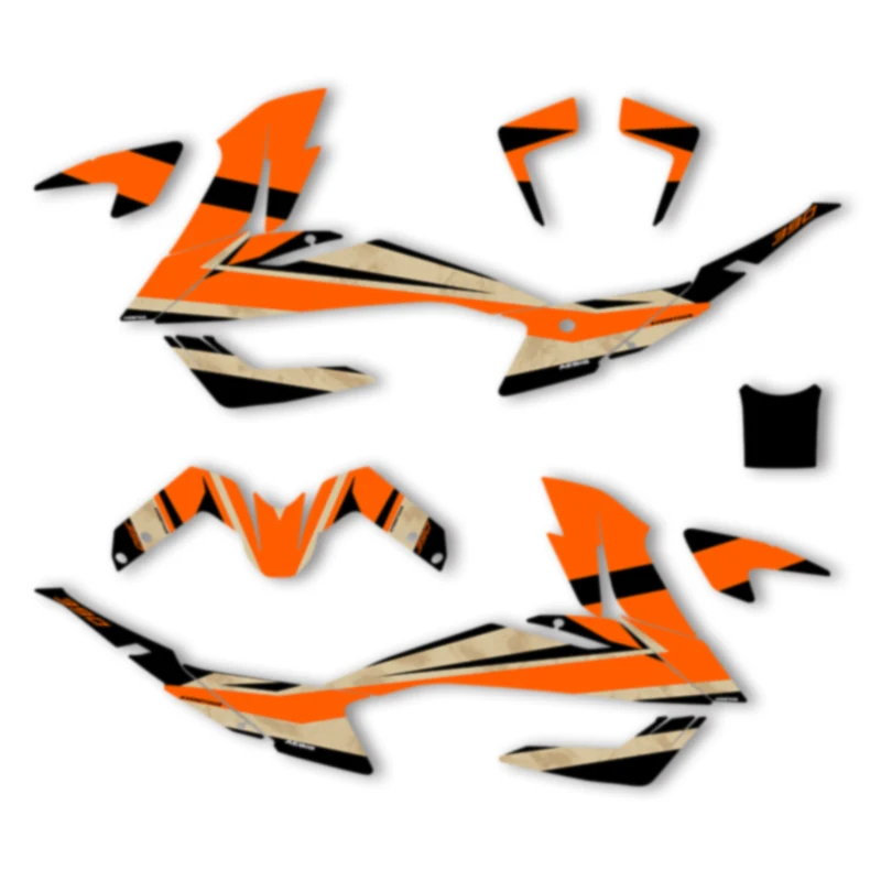 DSMTECH Motorcycle Graphics For KTM 2020 2021 2022 ADV 20-22 ADV390 Decals Stickers Kits 004