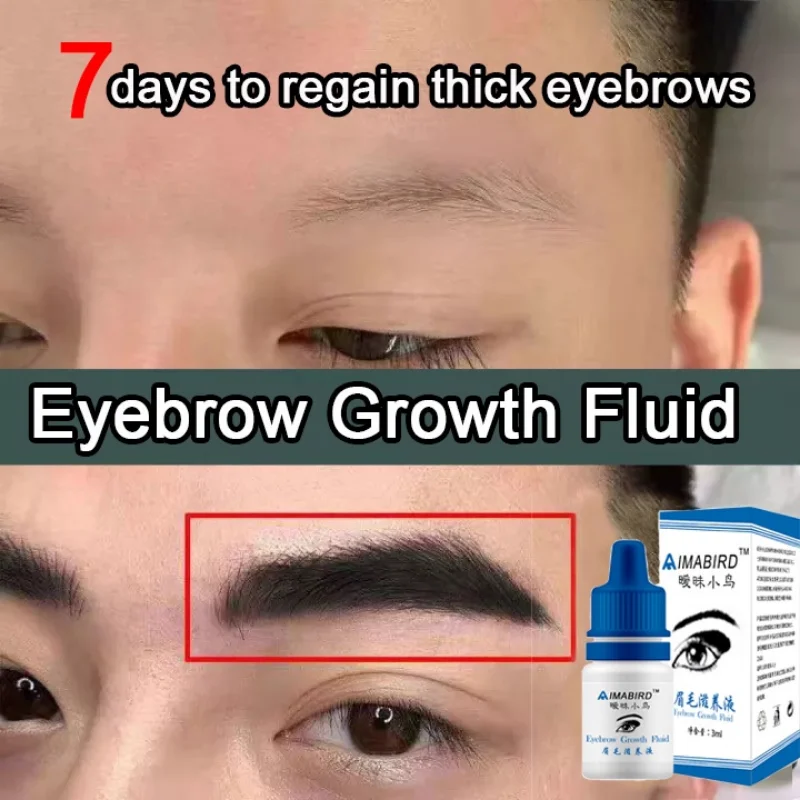 Powerful Eyelash Nutrition Liquid Curl Slender Eyebrow Growth Serum Preventing Eyebrow Repair Growing Thick Faster Eye Growth