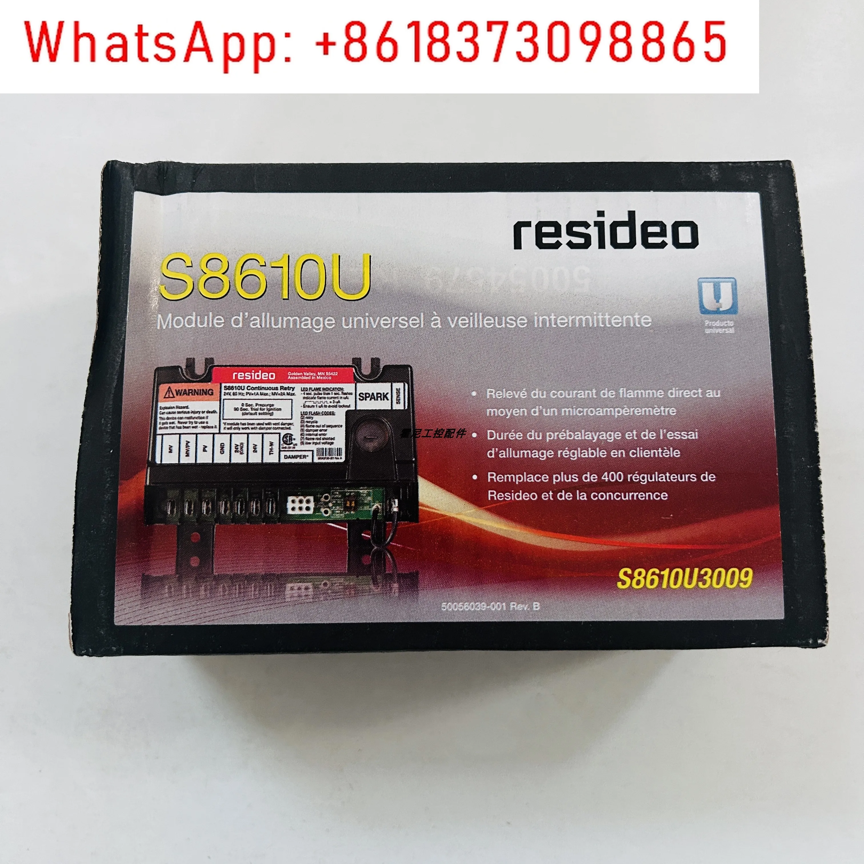 Resideo multi-systeem intermitterende ontstekingscontroller S8610U3009 Bron