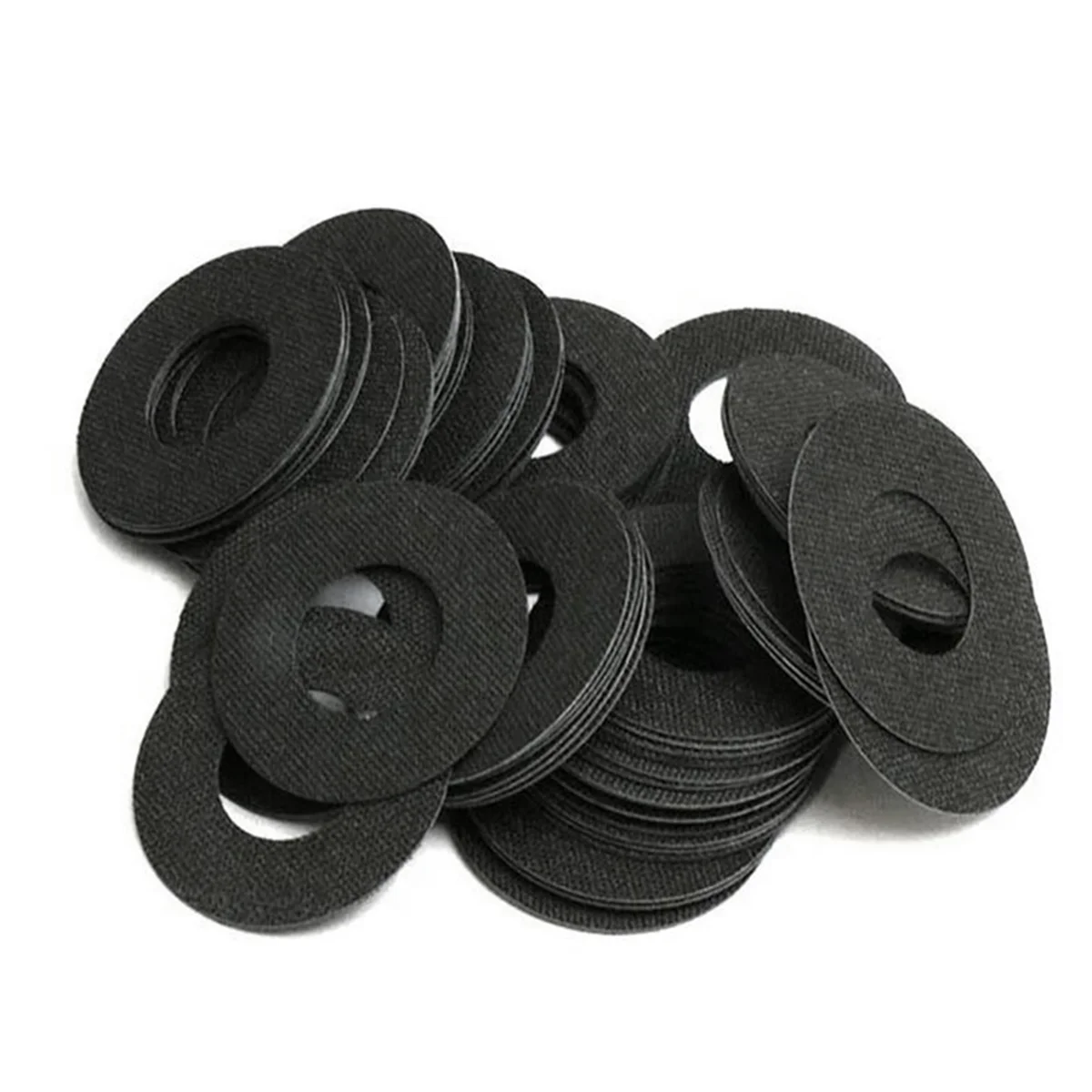 SMIEA 10PCS 0.5mm Fishing Wheel Special Discharge Force Alarm Carbon Fiber Brake Pad Reel Spinning Drum Wheel Accessories