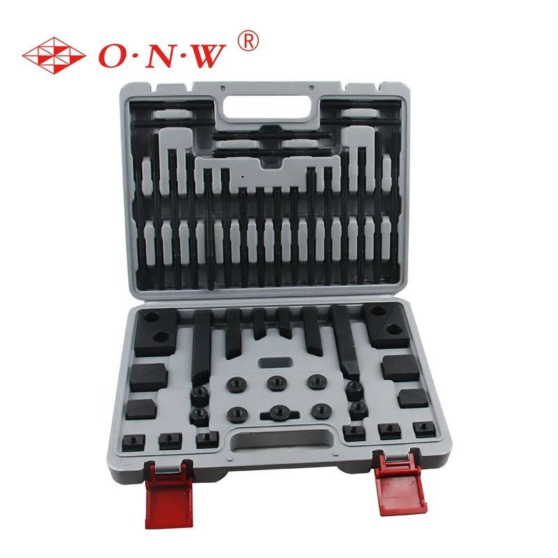 Other Machine Tool Accessories 58pcs Steel Clamping Kit  for Milling  Machine 12 14 16 18 20 MM T Slot M16 Stud