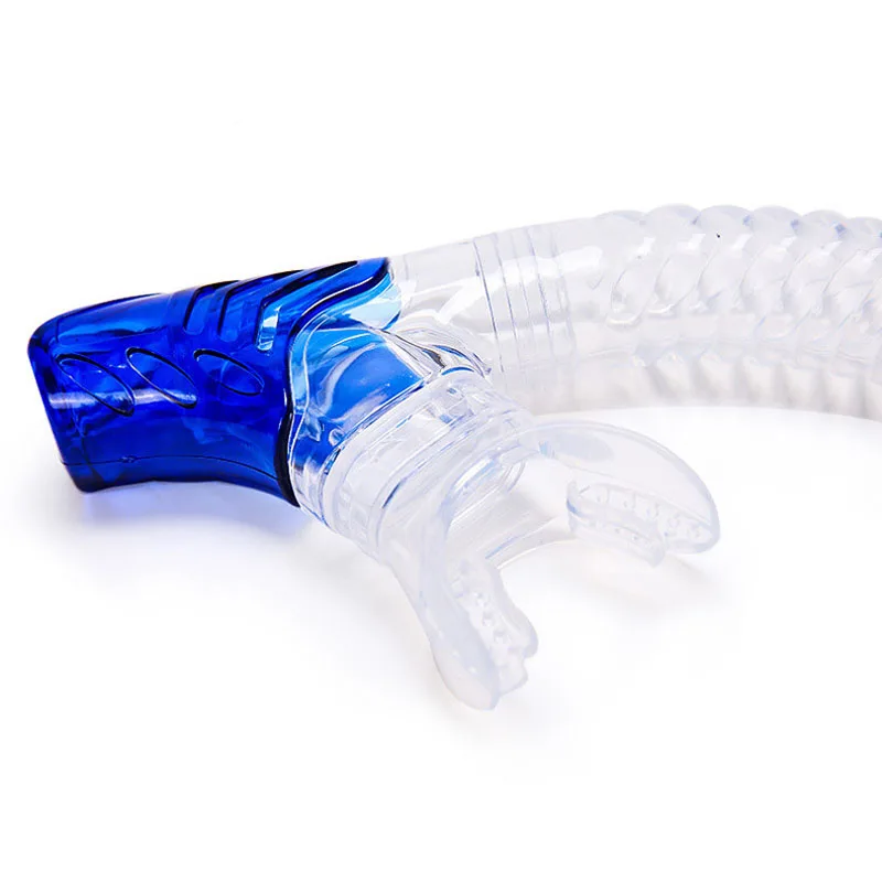 Full dry breathing tube diving goggles silicone hose snorkeling free diving equipment seaside play equipment underwater snorkel