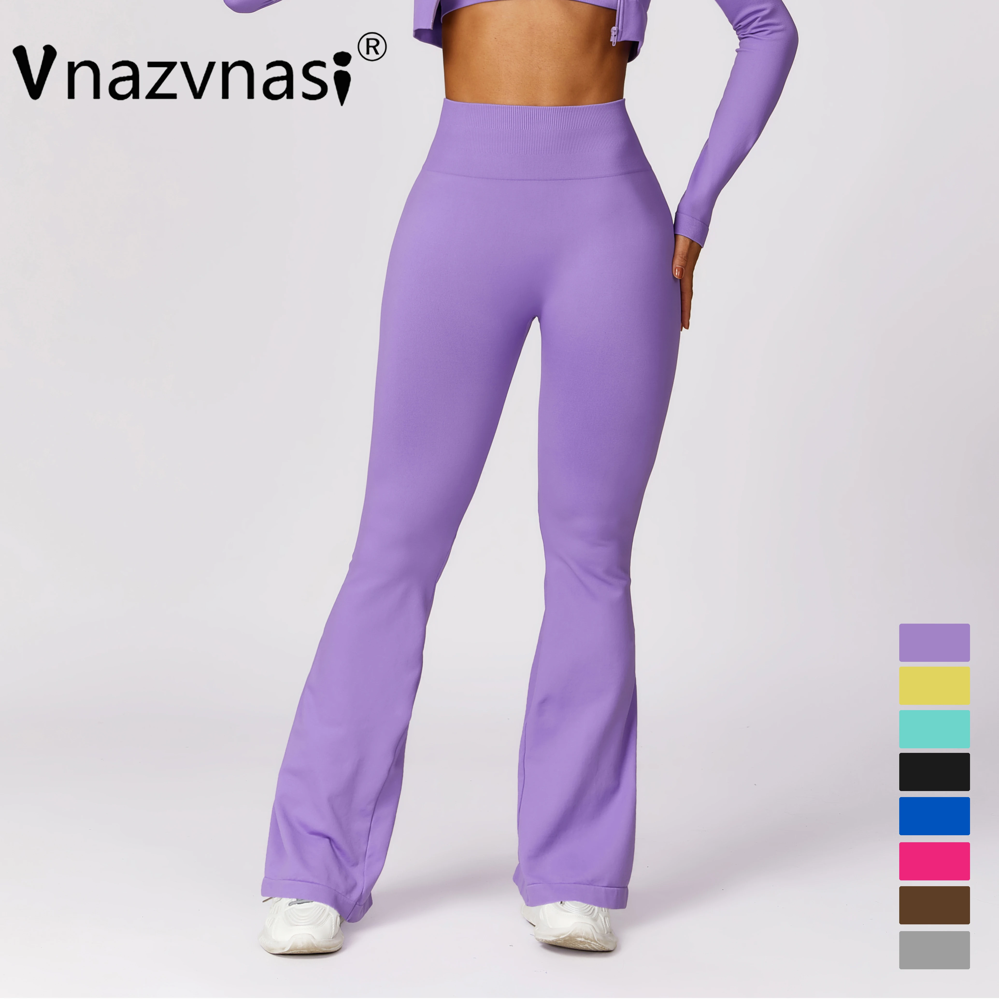 

vnazvnasi leggings pantalones de mujer Women's Sportswear woman gym legging women coordinated pants sweatpants Wide pants woman