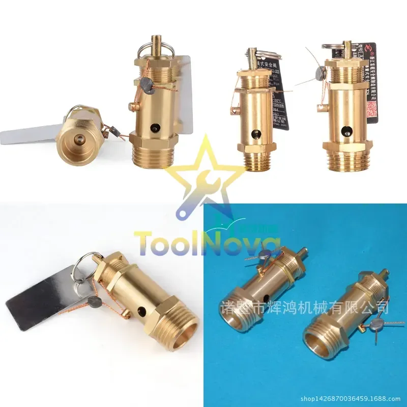 2026*Hotsale* Air compressor safety valve A21W-16T Yanfeng spring safety valve Steam boiler generator 4 points pressure