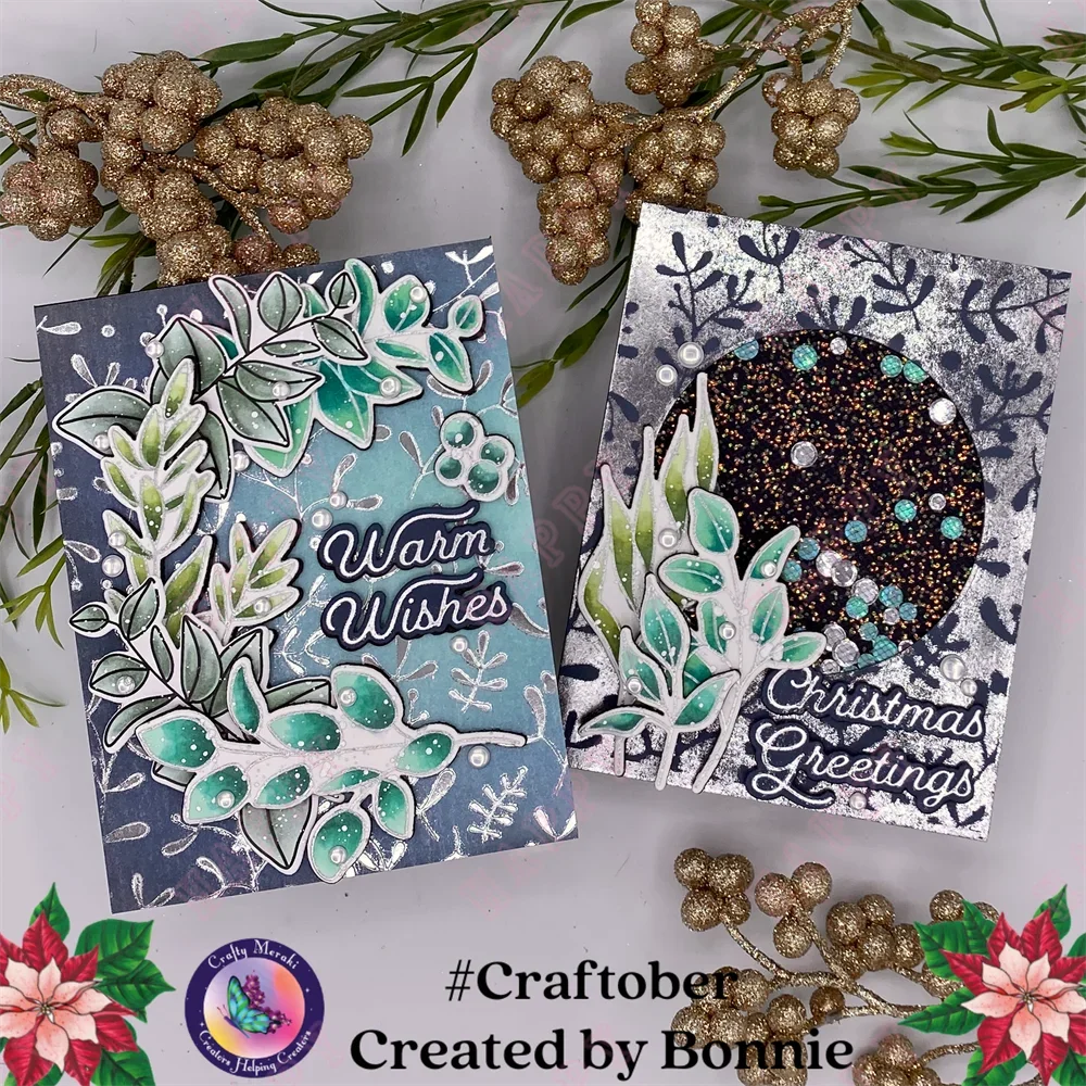 Stellar Sparkle Hot Foil plate 2023Stamps Metal Cutting Dies Hot Foil Scrapbook Paper Card Album DIY Craft Decoration Christmas view 2