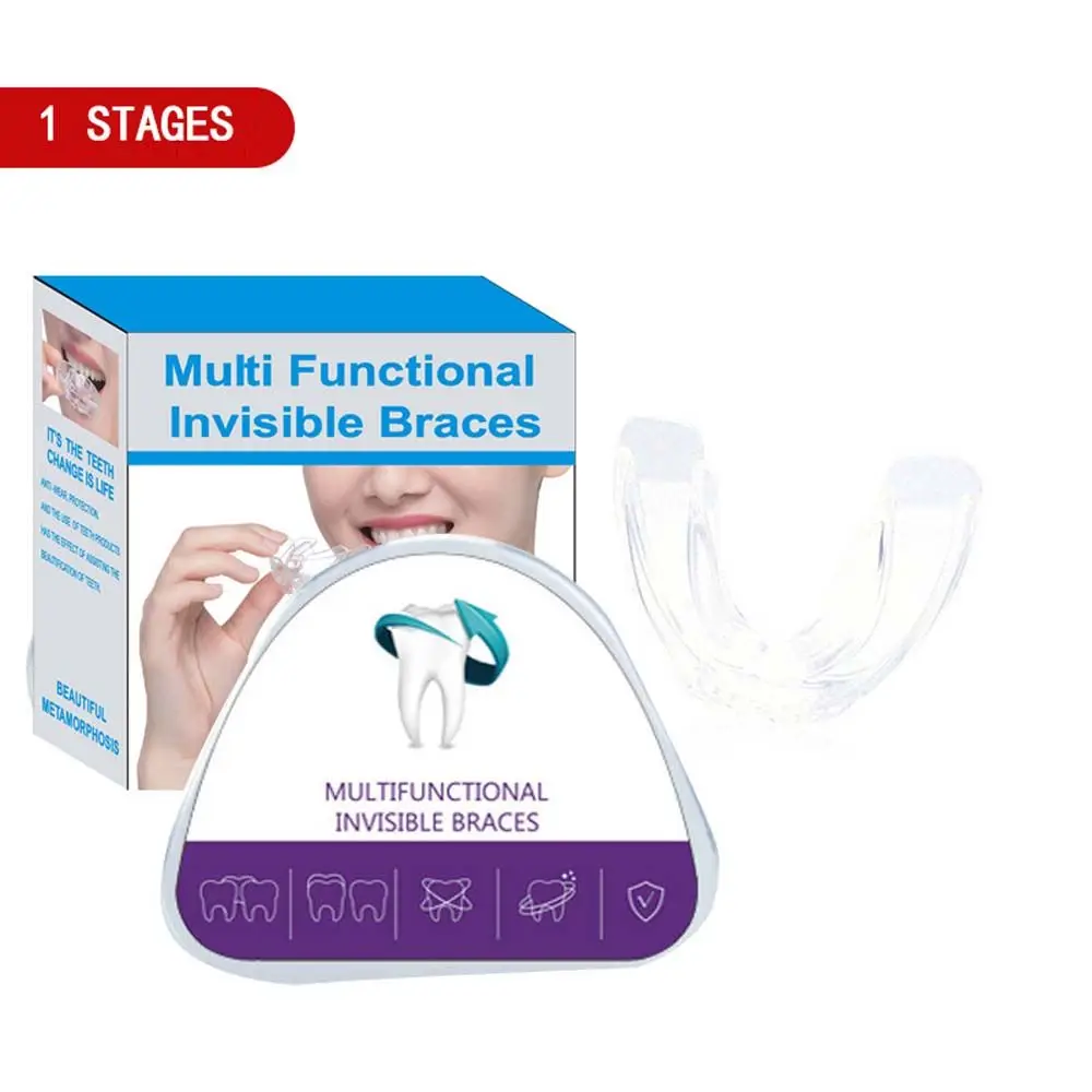 Material Invisible Teeth Brace Set Alignment Braces ​for Tooth Night Molar Correct Retainer Tooth Orthodontic Appliance