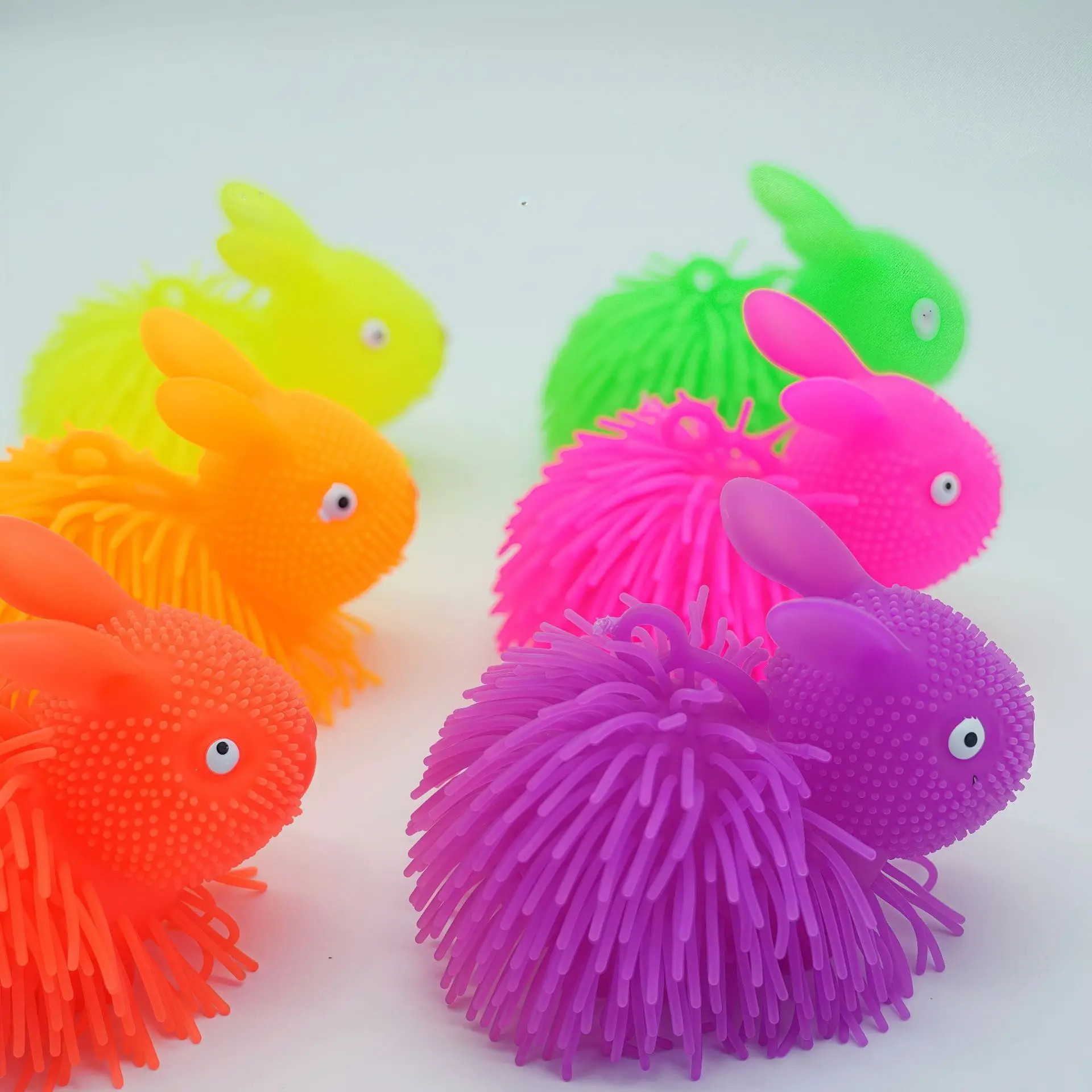 لطيف رقيق جرو/الأرنب ضغط الكرة قرصة مضحك لطيف الحيوان شائك الكرة متوهجة الحسية اسفنجي تململ الإجهاد الإغاثة الاطفال الهدايا #3