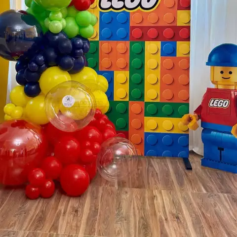 8 best sales लेगो जन्मदिन की सजावट - №2