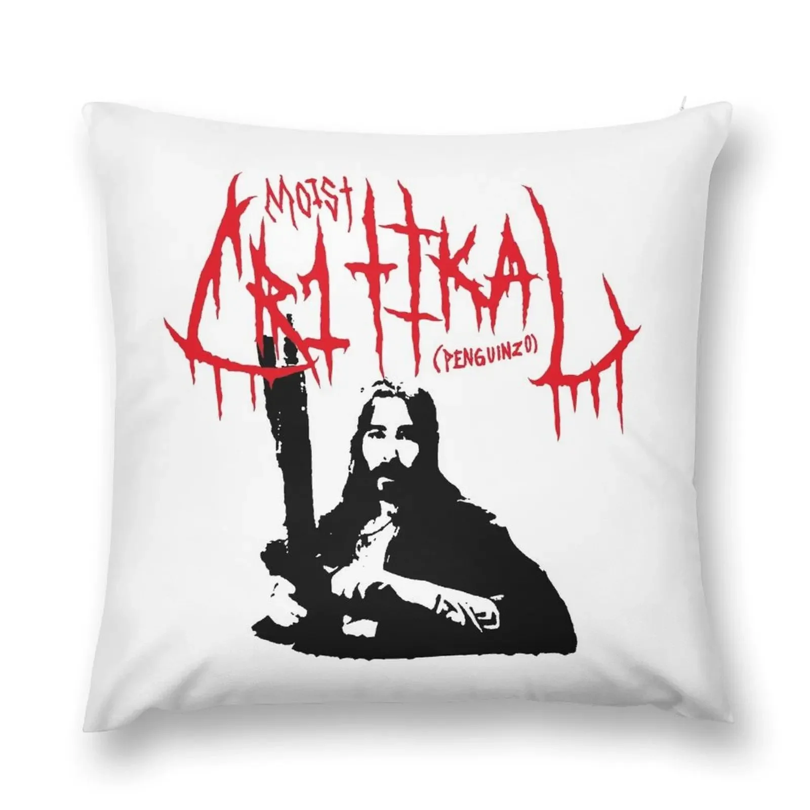 MOIST CR1TIKAL DEATH METAL Throw Pillow christmas pillowcases pillow cover christmas Ornamental Pillow