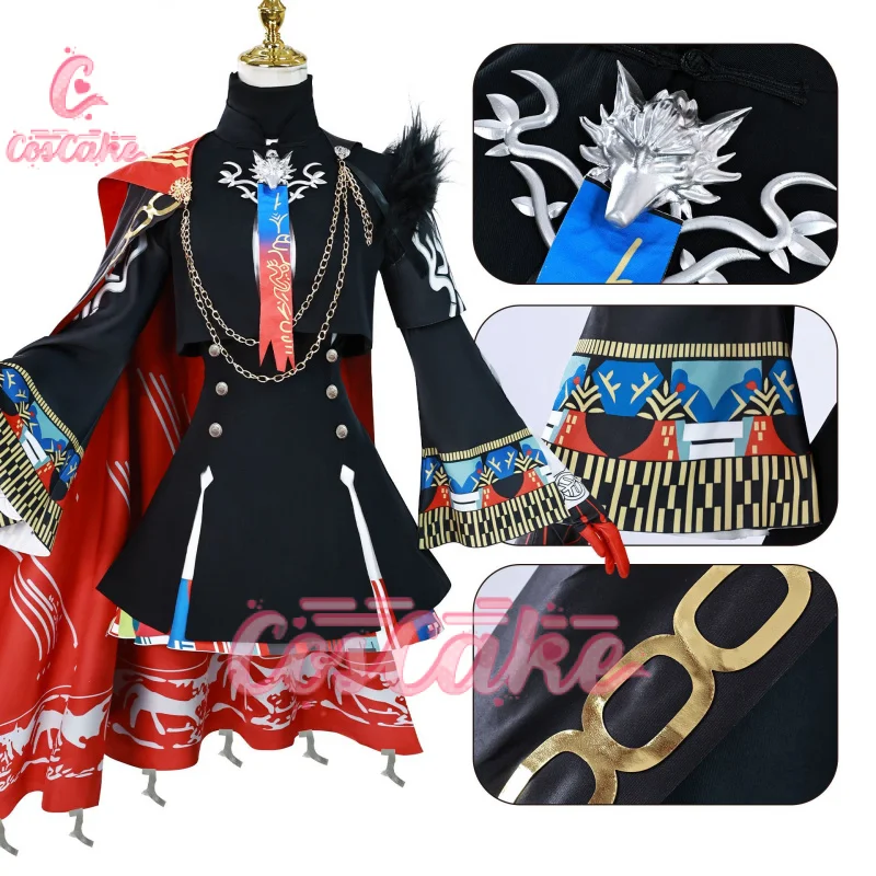 Game Arknights Lappland Cosplay Costume Uniform Halloween Carnival Party Christmas Play Role Clothes Clothing for Women Coscake