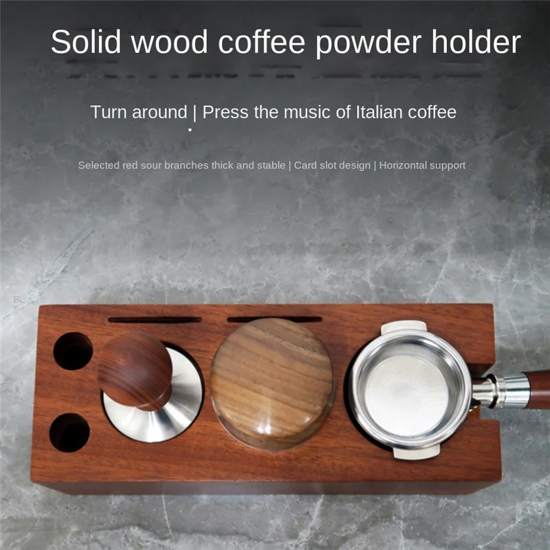 EAS-Coffee Tamper Holder, Espresso Machine Accessories Espresso Tamper Mat Station For Coffee Maker 51-54Mm