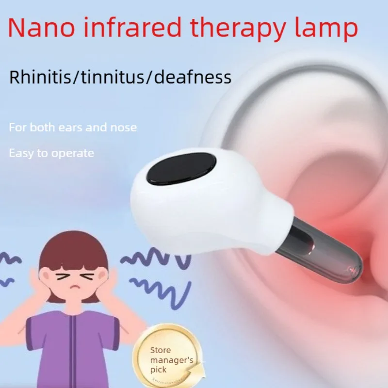 Intelligent Infrared Light Therapy Tinnitus Relief Device Portable Red Light Ear Care Instrument Ear Pain Discomfort Soothing