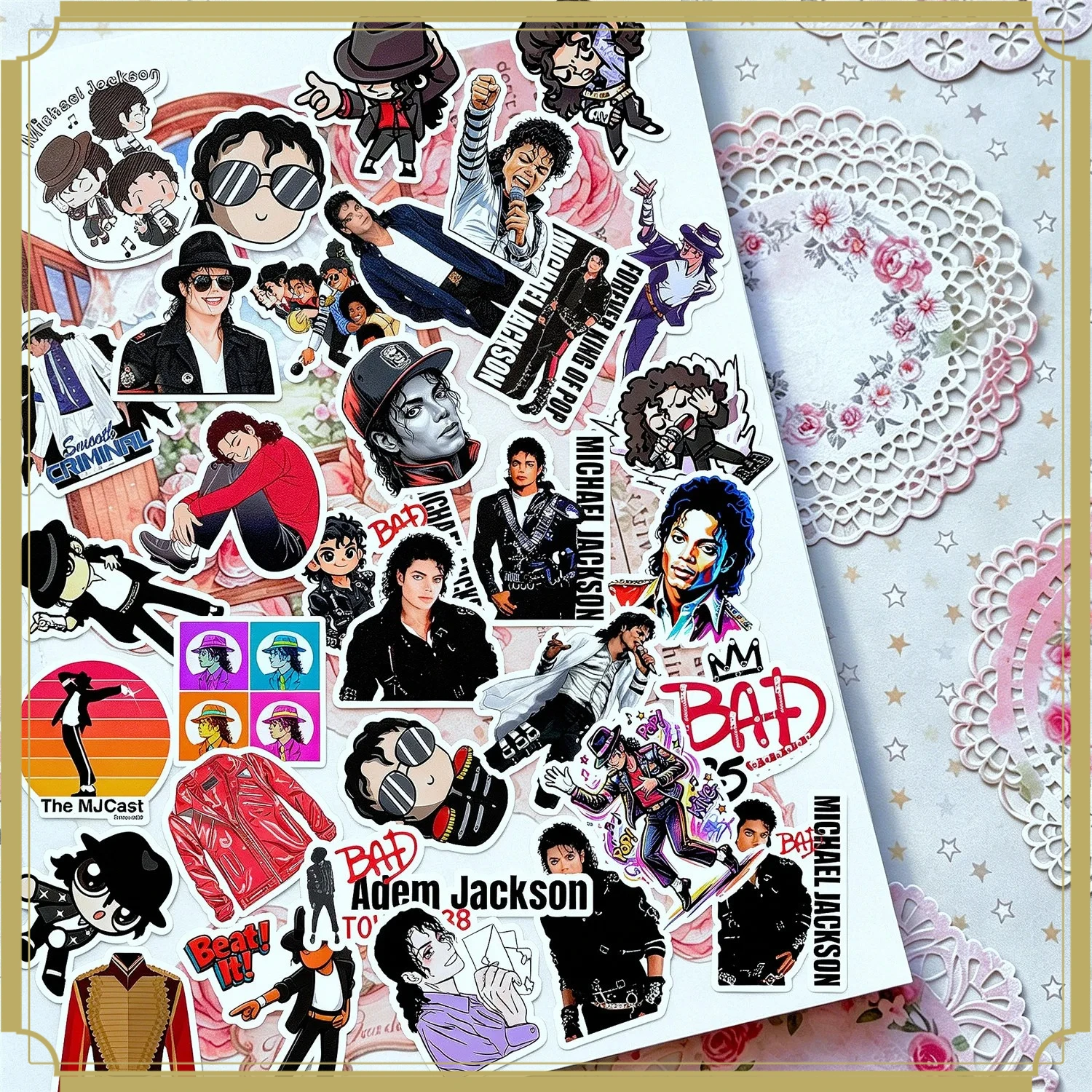 Laptop Accessories To Gift - MJ Michael Jackson Mini Stickers Collection